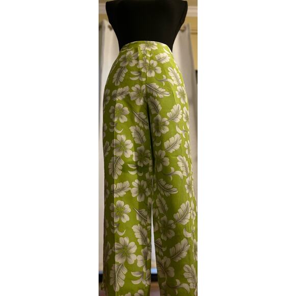 Allison Taylor Pants - Allison Taylor Silk Floral Print Pants Size 10
